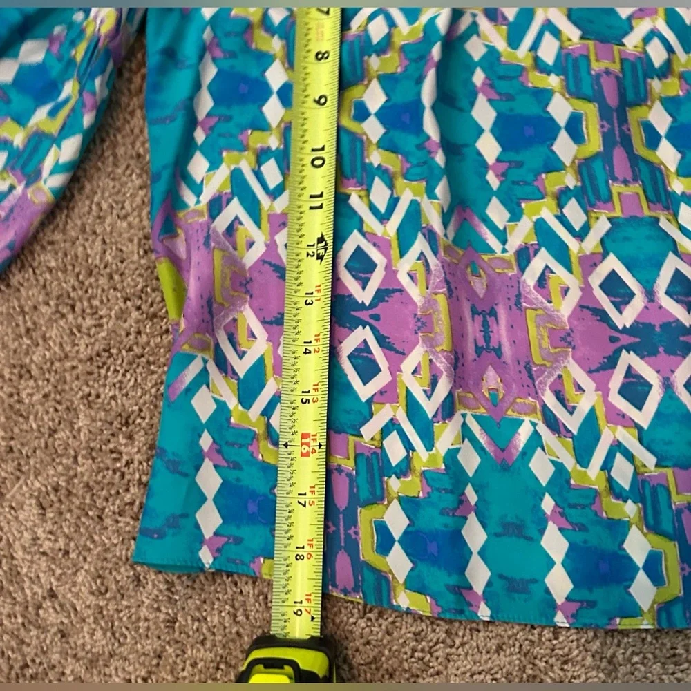 NWOT ❤️SALE❤️ 100% Silk Alice & Trixie/Stitch Fix Top. GORGEOUS COLORS! - Picture 14 of 15